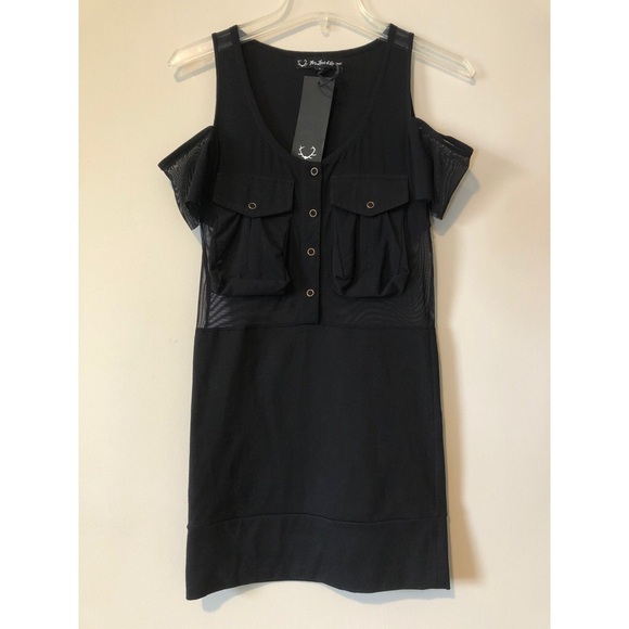 For Love and Lemons | NWT Sheer Black Dress Size S - Picture 1 of 8